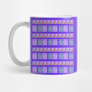 Hippie Flowers Seamless Pattern Mug